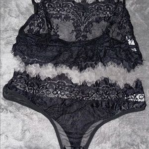 Lace Lingerie Set